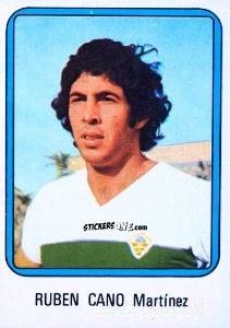 Sticker Rubén Cano - Vulcano Liga Spagnola 1975-1976 n. 81 - Ediciones Vulcano
