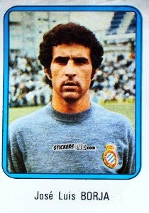 Sticker Borja - Vulcano Liga Spagnola 1975-1976 n. 90 - Ediciones Vulcano