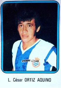Sticker Ortiz Aquino - Vulcano Liga Spagnola 1975-1976 n. 94 - Ediciones Vulcano