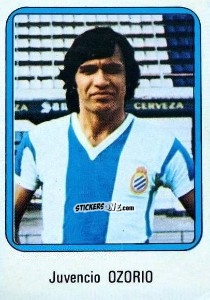 Sticker Ozorio - Vulcano Liga Spagnola 1975-1976 n. 96 - Ediciones Vulcano