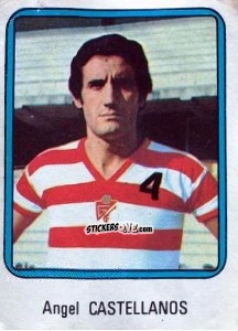 Sticker Castellanos - Vulcano Liga Spagnola 1975-1976 n. 106 - Ediciones Vulcano