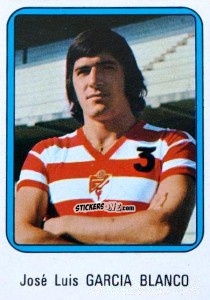 Cromo García Blanco - Vulcano Liga Spagnola 1975-1976 n. 107 - Ediciones Vulcano