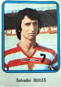 Sticker Quiles - Vulcano Liga Spagnola 1975-1976 n. 115 - Ediciones Vulcano