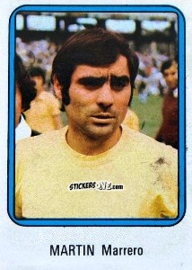 Sticker Martín - Vulcano Liga Spagnola 1975-1976 n. 133 - Ediciones Vulcano
