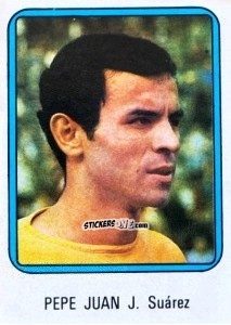 Sticker Pepe Juan - Vulcano Liga Spagnola 1975-1976 n. 142 - Ediciones Vulcano