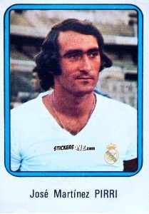Cromo Pirri - Vulcano Liga Spagnola 1975-1976 n. 150 - Ediciones Vulcano