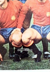 Sticker Equipo (puzzle 6) - Vulcano Liga Spagnola 1975-1976 n. 164 - Ediciones Vulcano