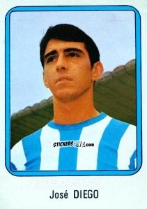 Figurina Diego - Vulcano Liga Spagnola 1975-1976 n. 203 - Ediciones Vulcano