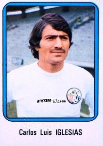 Sticker Iglesias - Vulcano Liga Spagnola 1975-1976 n. 211 - Ediciones Vulcano