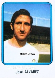 Sticker Álvarez - Vulcano Liga Spagnola 1975-1976 n. 216 - Ediciones Vulcano