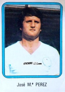 Sticker Pérez - Vulcano Liga Spagnola 1975-1976 n. 219 - Ediciones Vulcano