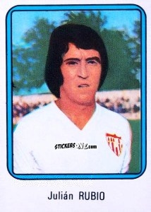 Sticker Rubio - Vulcano Liga Spagnola 1975-1976 n. 230 - Ediciones Vulcano