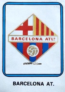 Sticker Barcelona At. - Vulcano Liga Spagnola 1975-1976 n. 280 - Ediciones Vulcano