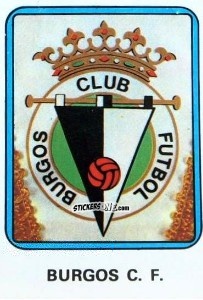 Sticker Burgos C.F. - Vulcano Liga Spagnola 1975-1976 n. 281 - Ediciones Vulcano