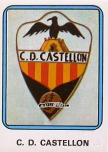 Sticker C.D. Castellón - Vulcano Liga Spagnola 1975-1976 n. 284 - Ediciones Vulcano