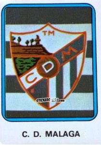 Sticker C.D. Málaga - Vulcano Liga Spagnola 1975-1976 n. 290 - Ediciones Vulcano