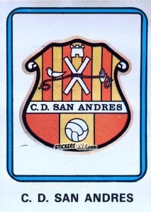 Figurina C.D. San Andrés - Vulcano Liga Spagnola 1975-1976 n. 294 - Ediciones Vulcano