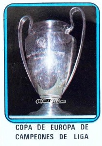 Sticker Copa de Europa de Campeones de Liga - Vulcano Liga Spagnola 1975-1976 n. 301 - Ediciones Vulcano