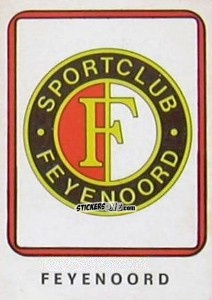 Sticker Feyenoord - Vulcano Liga Spagnola 1975-1976 n. 316 - Ediciones Vulcano