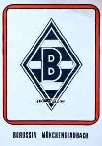 Sticker Borussia Mönchengladbach - Vulcano Liga Spagnola 1975-1976 n. 320 - Ediciones Vulcano