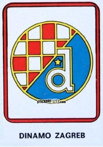 Sticker Dinamo Zagreb - Vulcano Liga Spagnola 1975-1976 n. 322 - Ediciones Vulcano