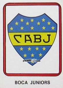Sticker Boca Juniors - Vulcano Liga Spagnola 1975-1976 n. 323 - Ediciones Vulcano
