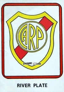 Figurina River Plate - Vulcano Liga Spagnola 1975-1976 n. 325 - Ediciones Vulcano