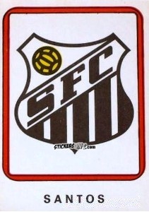 Sticker Santos - Vulcano Liga Spagnola 1975-1976 n. 327 - Ediciones Vulcano