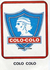 Sticker Colo-Colo - Vulcano Liga Spagnola 1975-1976 n. 328 - Ediciones Vulcano