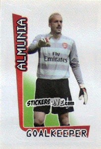 Figurina Manuel Almunia - Premier League Inglese 2007-2008 n. 3 - Merlin