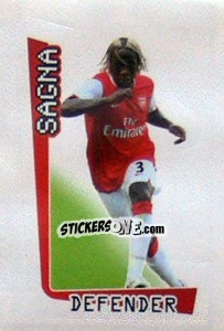 Sticker Bacary Sagna - Premier League Inglese 2007-2008 - Merlin