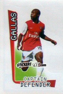 Cromo William Gallas - Premier League Inglese 2007-2008 - Merlin