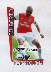 Sticker Gilberto Silva - Premier League Inglese 2007-2008 - Merlin
