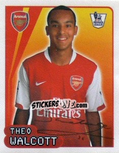 Sticker Theo Walcott - Premier League Inglese 2007-2008 n. 34 - Merlin