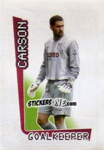 Cromo Carson - Premier League Inglese 2007-2008 - Merlin