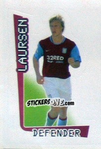 Figurina Laursen - Premier League Inglese 2007-2008 n. 37 - Merlin