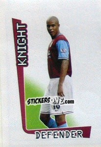 Sticker Knight - Premier League Inglese 2007-2008 n. 38 - Merlin