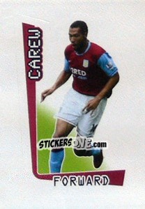 Figurina Carew - Premier League Inglese 2007-2008 - Merlin