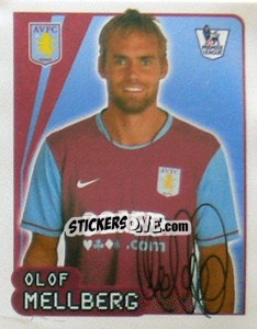 Sticker Olof Mellberg - Premier League Inglese 2007-2008 n. 52 - Merlin