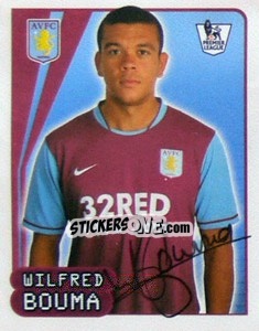 Cromo Wilfred Bouma - Premier League Inglese 2007-2008 - Merlin