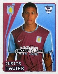 Sticker Curtis Davies - Premier League Inglese 2007-2008 n. 54 - Merlin