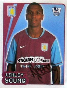 Sticker Ashley Young - Premier League Inglese 2007-2008 - Merlin