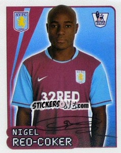 Sticker Nigel Reo-Coker - Premier League Inglese 2007-2008 n. 59 - Merlin
