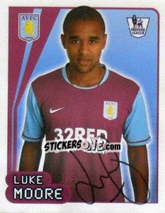 Cromo Luke Moore - Premier League Inglese 2007-2008 - Merlin