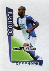 Sticker Djourou - Premier League Inglese 2007-2008 n. 69 - Merlin