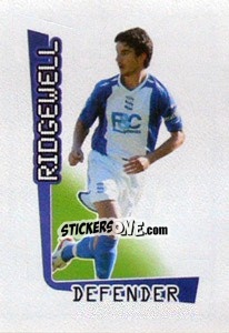 Sticker Ridgewell - Premier League Inglese 2007-2008 - Merlin