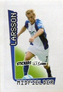Sticker Sebastian Larsson - Premier League Inglese 2007-2008 n. 72 - Merlin