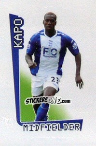 Figurina Kapo - Premier League Inglese 2007-2008 - Merlin