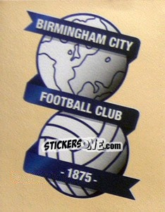 Figurina Birmingham City logo - Premier League Inglese 2007-2008 - Merlin