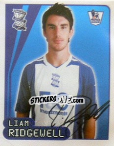 Sticker Liam Ridgewell - Premier League Inglese 2007-2008 - Merlin